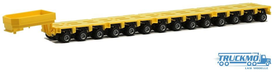 671158-671162 戈尔德霍弗14轴低装载大件运输拖车，带鹅颈（3/3/4/4）