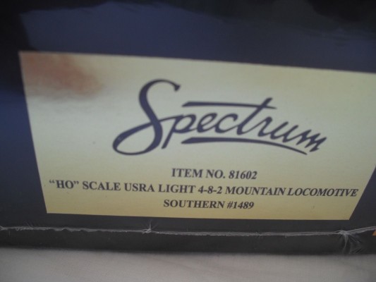 HO比例 816XX 美国铁路管理局轻山岳4-8-2蒸汽机车火车