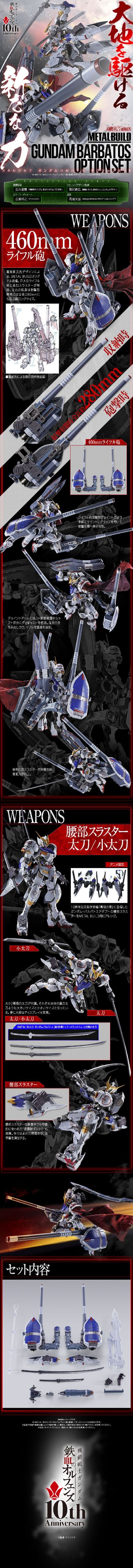 METAL BUILD 巴巴托斯高达 选配套装 配件包