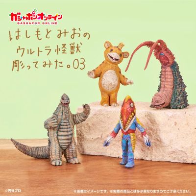 桥本美绪风格的奥特怪兽雕像。03