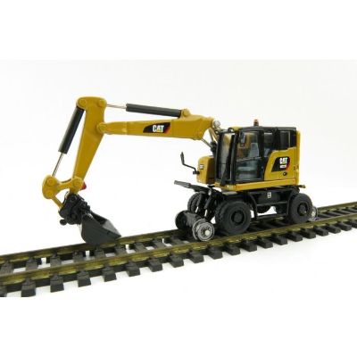 85656 卡特彼勒CAT M323F公铁两用轮式挖掘机；卡特彼勒黄