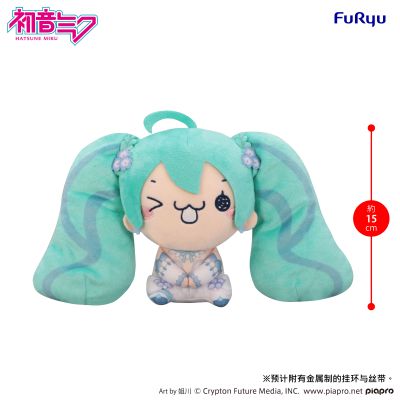 MOCHIPICO 毛绒玩偶 初音未来 粉蝶花