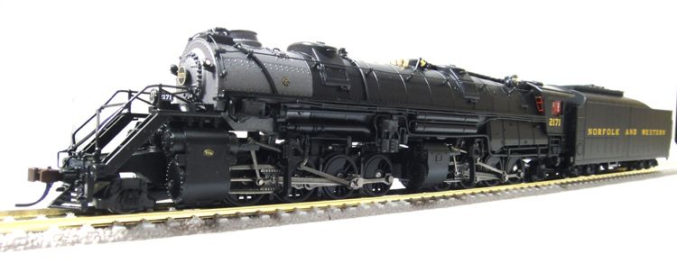4101-4106 Paragon3 诺福克&西部铁路Y6b型2-8-8-2蒸汽机车火车