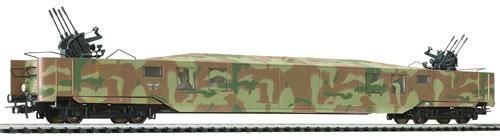 HO比例 L3366XX 铁路防空车 4轴
