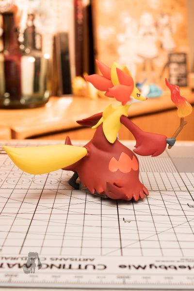 宝可梦比例世界 卡洛斯地区 卡鲁穆+布里卡隆+妖火红狐