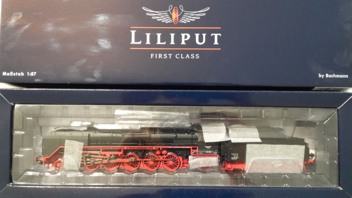 HO比例 L1045XX 德意志国铁路BR45 2-10-2蒸汽机车火车（旧版）