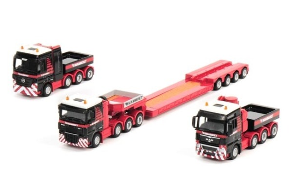 MAN TGX+梅赛德斯-奔驰ACtros+DAF CF 8x4牵引车；Mammoet410055