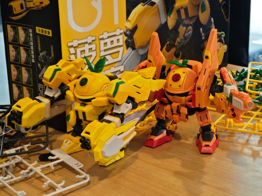 果宝特攻拼装机甲系列模型 香橙战宝