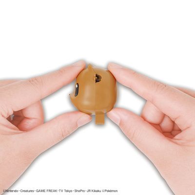 宝可梦拼装模型收藏 快快拼！！简装版 伊布