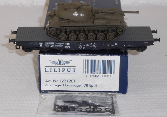 HO比例 L2212XX 欧洲 铁路重载运输平板车 6轴