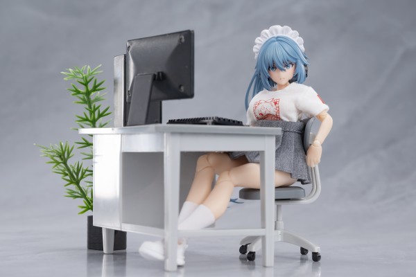 蜗之壳员工制服套装（黑/白五件套）