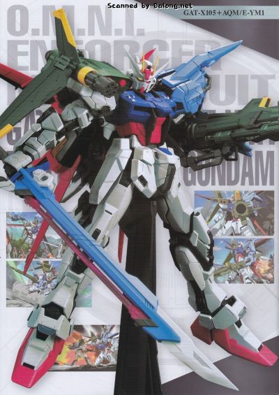 PG 机动战士高达SEED GAT-X105+AQM/E-YM1完美强袭高达