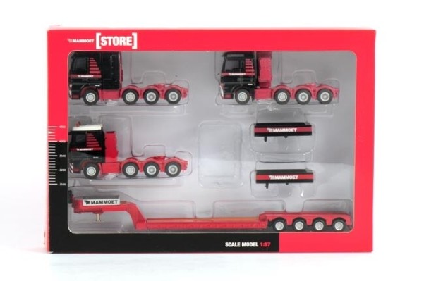 MAN TGX+梅赛德斯-奔驰ACtros+DAF CF 8x4牵引车；Mammoet410055