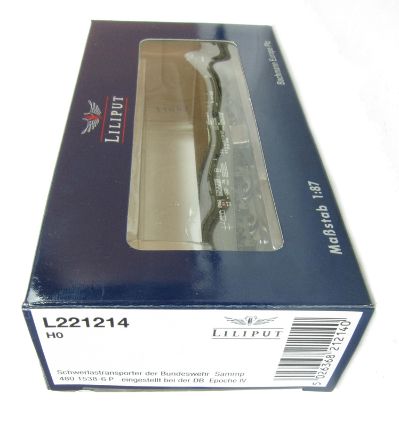 HO比例 L2212XX 欧洲 铁路重载运输平板车 6轴