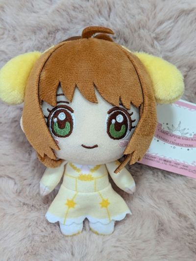 魔卡少女樱×三丽鸥角色 毛绒玩偶挂件 透明牌篇