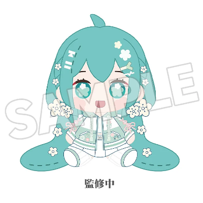 初音未来 未来抱抱系列 HUGGY DOLL PLUS 玩偶 花朵