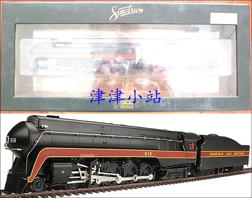 HO比例 839XX 诺福克&西部铁路J型4-8-4蒸汽机车火车；数码音效版