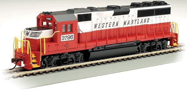 HO比例 635XX EMD GP40内燃机车；模拟版