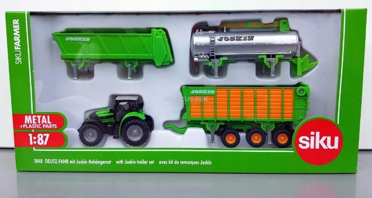 1848 道依茨法尔拖拉机+Joskin拖车套装