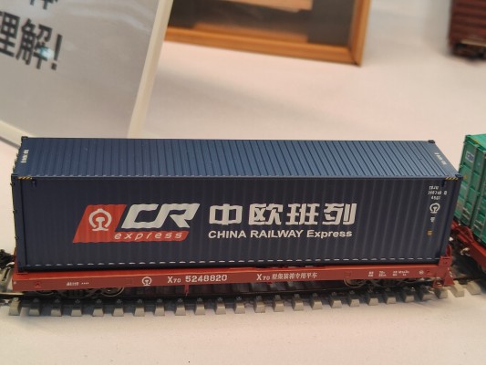 HO比例 X70铁路集装箱运输车