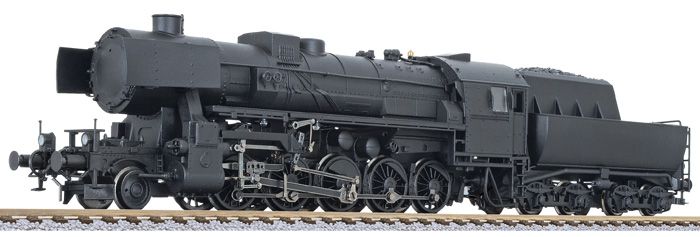 HO比例 L1315XX 德意志国铁路BR52 2-10-0蒸汽机车火车（新版）