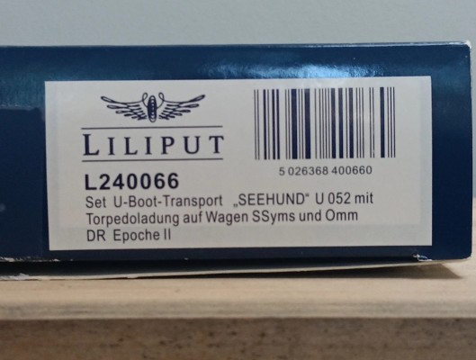 L240066 德国 U型潜艇 铁路运输 2辆套装