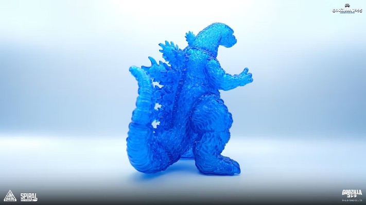 哥斯拉1995 - 北极蓝透明版