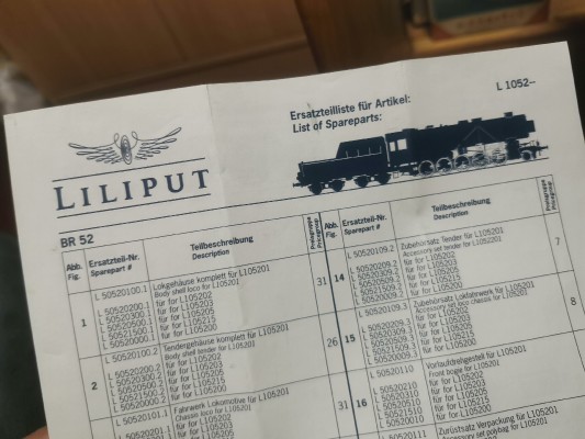 HO比例 L1052XX 德意志国铁路BR52 2-10-0蒸汽机车火车（旧版）