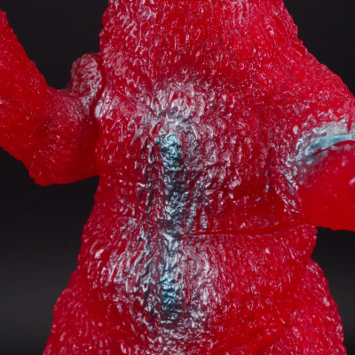 假哥斯拉 软胶拼装套件 / 透明红款