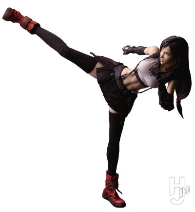 最终幻想 7 重生 蒂法・洛克哈特 PLAY ARTS 真 手办