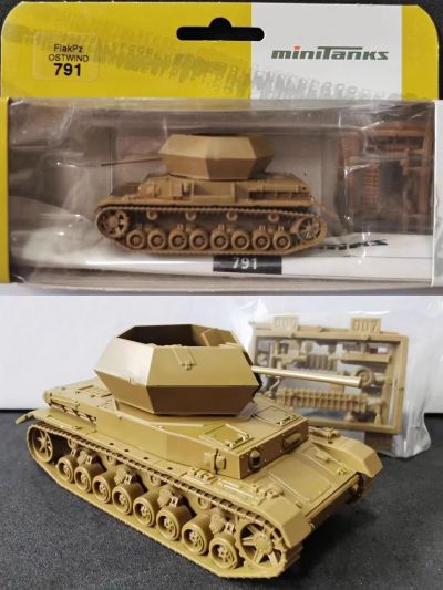 740999/roco791 四号防空坦克“东风”无涂装版