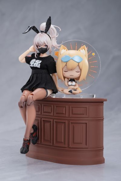 蜗之壳员工制服套装（黑/白五件套）