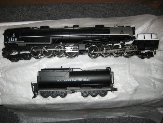 80-3180→3183 南太平洋铁路AC6前置驾驶室4-8-8-2蒸汽机车火车（2010版）