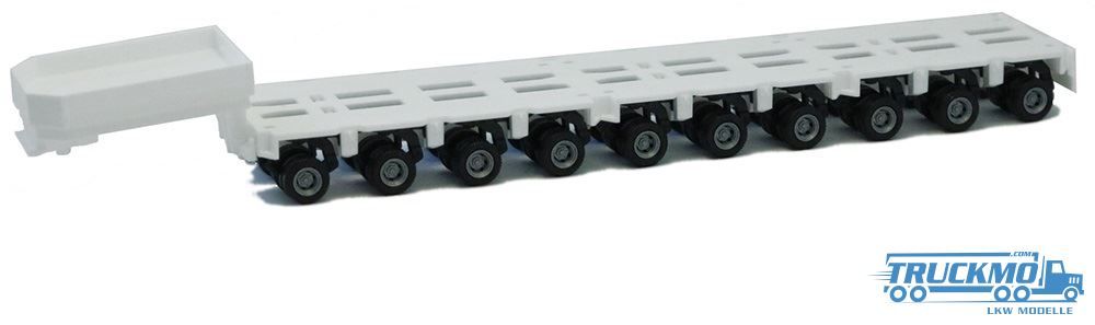 671160-671161 戈尔德霍弗10轴低装载大件运输拖车，带鹅颈（4/3/3）