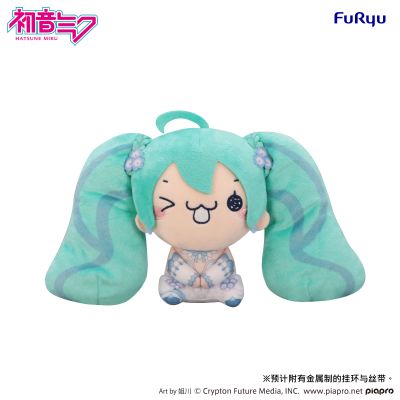 MOCHIPICO 毛绒玩偶 初音未来 粉蝶花