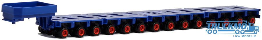 671158-671162 戈尔德霍弗14轴低装载大件运输拖车，带鹅颈（3/3/4/4）