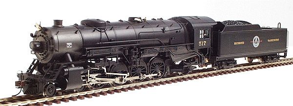 HO比例 825XX 美国铁路管理局重山岳4-8-2蒸汽机车火车