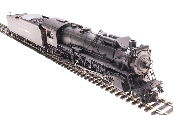 1936-1946 Paragon2 纽黑文铁路I4型4-6-2蒸汽机车火车；黄铜混合