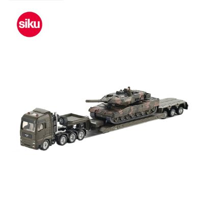 1872 MAN 8×6大件运输牵引车+豹2A5坦克