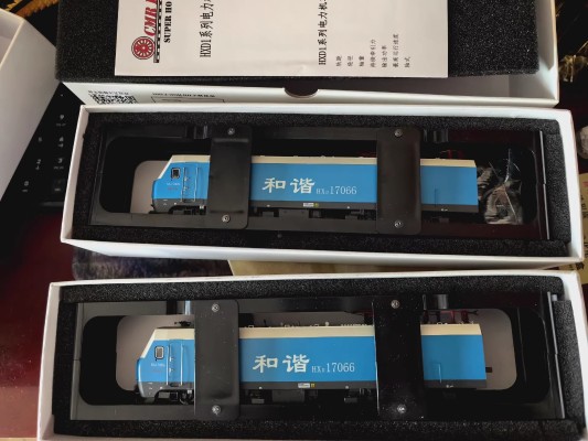 TX016 深度国产化和谐D1 HXD1电力机车 重连套装