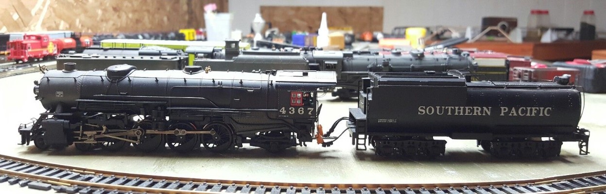 HO比例 825XX 美国铁路管理局重山岳4-8-2蒸汽机车火车