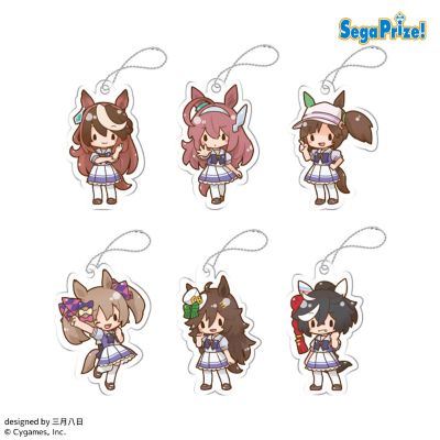 赛马娘 闪耀！优俊少女 Fuwa Petit 塑料钥匙链2