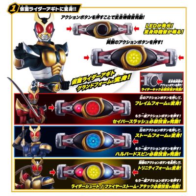 假面骑士亚极陀 SUPER BEST EX DX变身腰带 觉醒之环闪耀形态替换套装