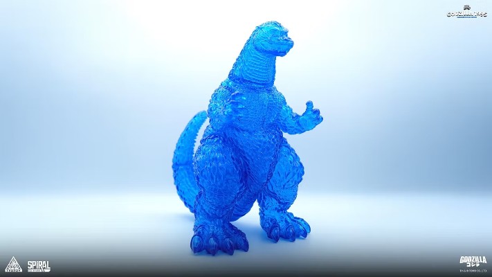 哥斯拉1995 - 北极蓝透明版