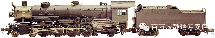HO比例 816XX 美国铁路管理局轻山岳4-8-2蒸汽机车火车