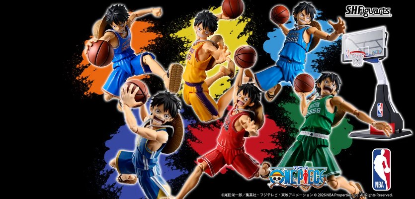 S.H.Figuarts 航海王×NBA 蒙奇·D·路飞 -纽约尼克斯队ver.-
