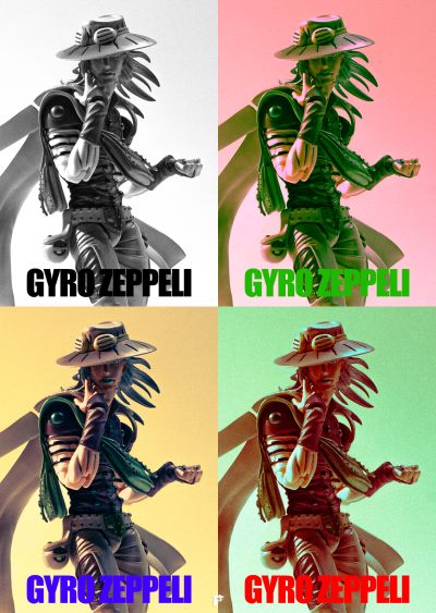 超像可动  JOJO的奇妙冒险 第七部 飙马野郎 杰洛·齐贝林 第三版