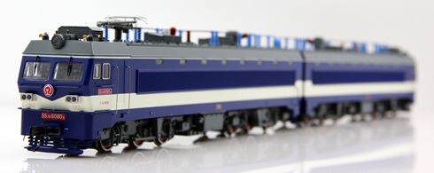 TX005-02 韶山3B SS3B电力机车 重连套装
