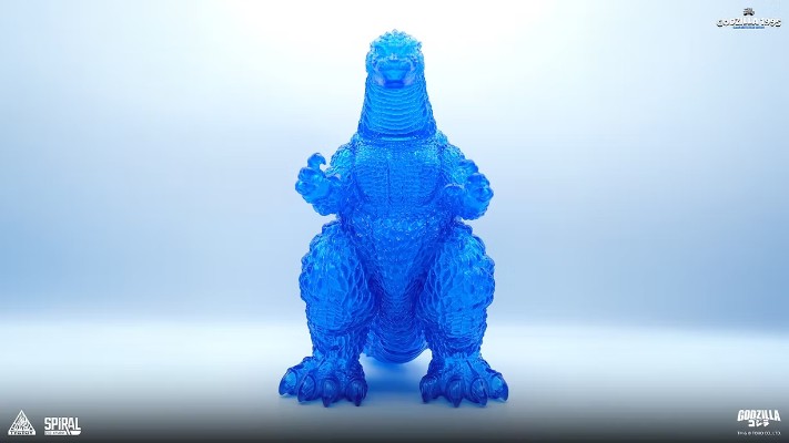 哥斯拉1995 - 北极蓝透明版
