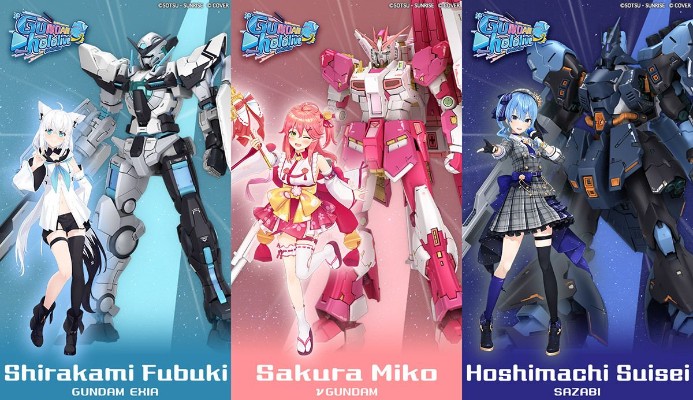 METAL ROBOT魂 高达×hololive ν高达 樱巫女版